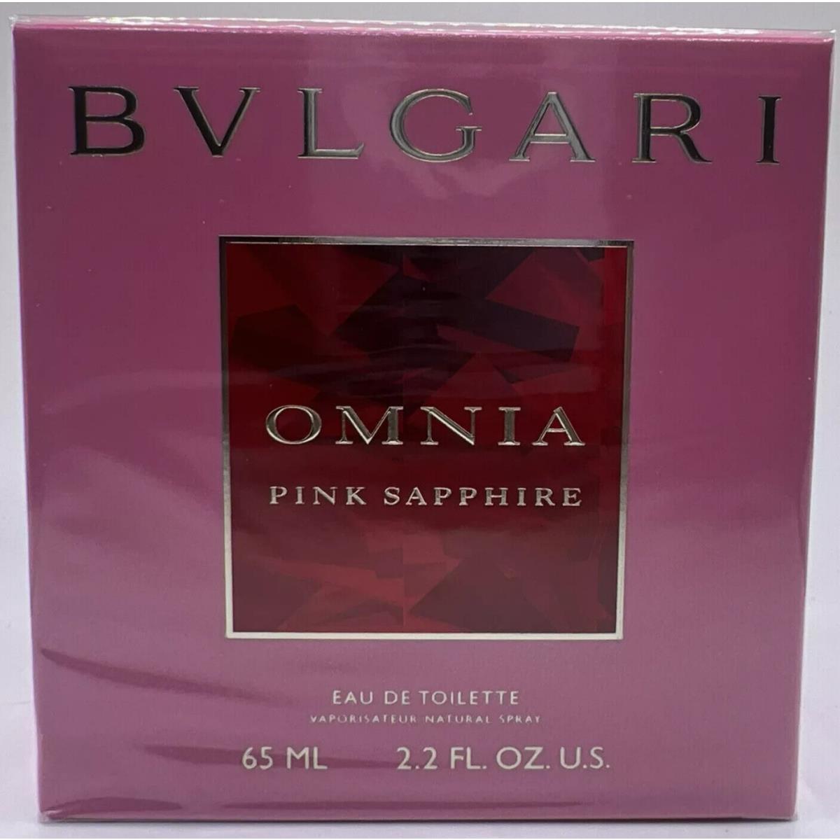 Bvlgari Omnia Pink Sapphire 2.2 oz / 65ml Eau de Toilette Edt Her Women