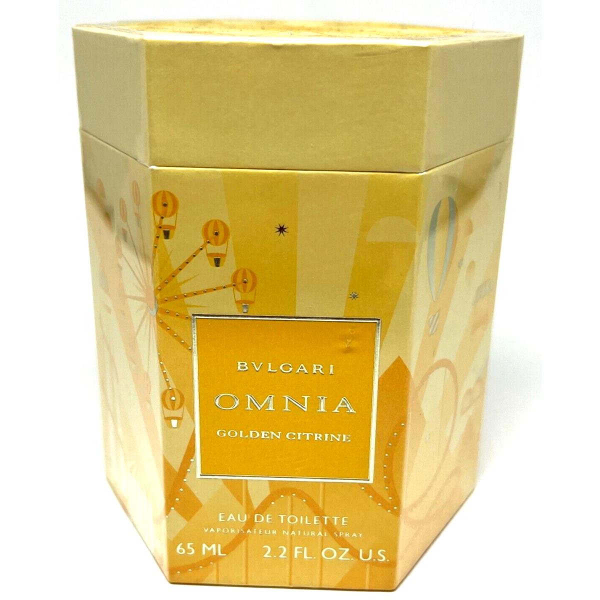 Omnia Golden Citrine by Bvlgari 2.2 oz Edt Women`s Perfume