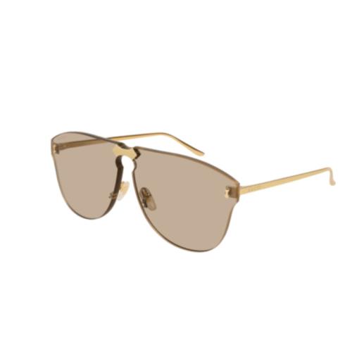 Gucci GG0354S 002 Gold/brown Oversize Cat Eye Men`s Sunglasses