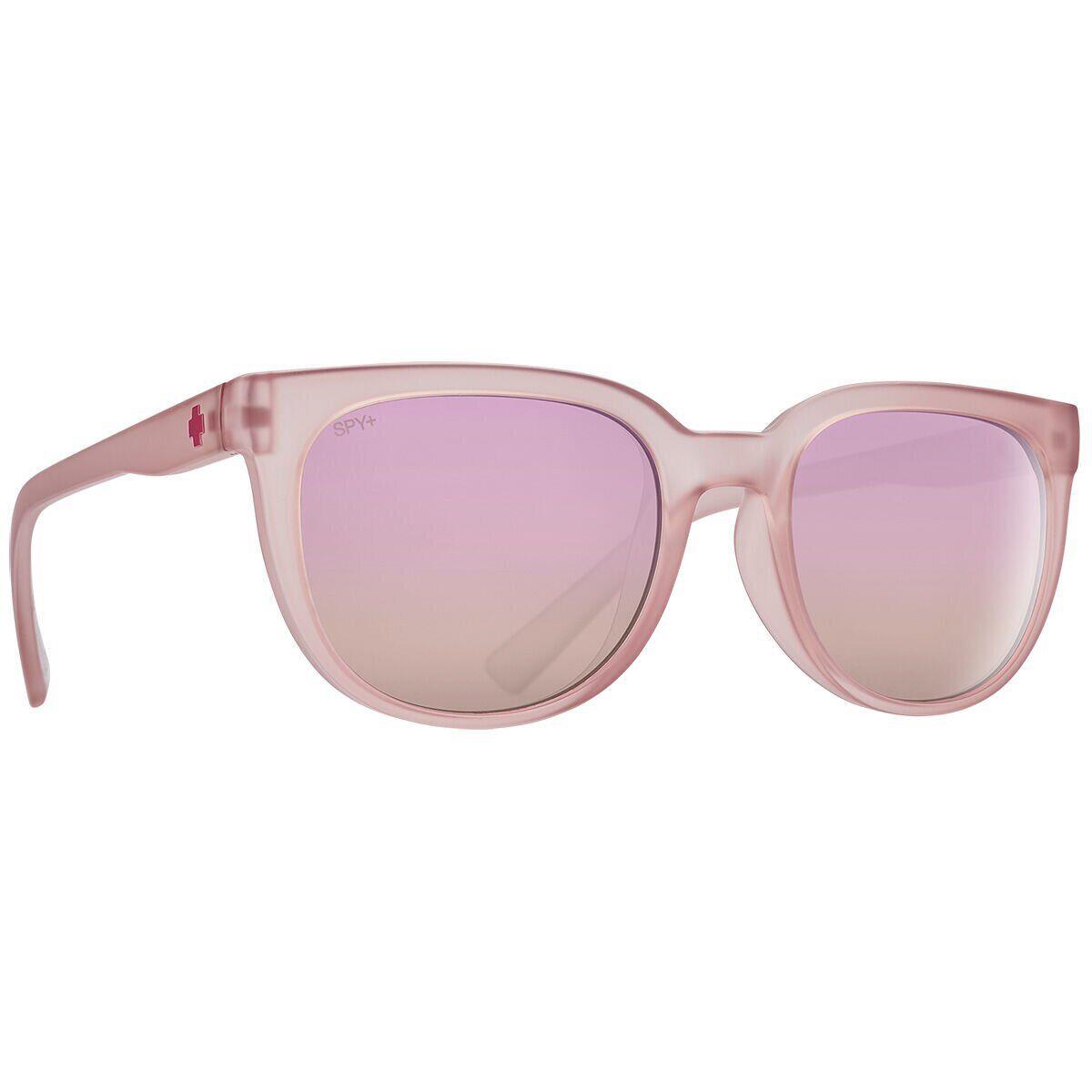 Spy Optics Women`s Bewilder Matte Translucent Rose Sunglasses