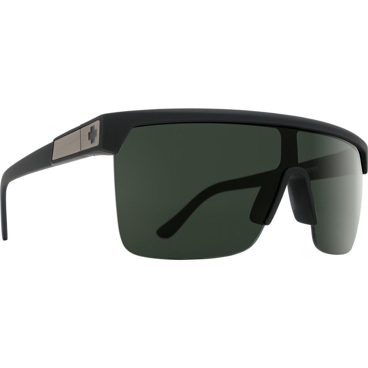 Spy Optics Men`s Flynn 5050 Black Soft Matte Sunglasses - Black Soft Matte, Frame: Black Soft Matte, Manufacture: Black Soft Matte