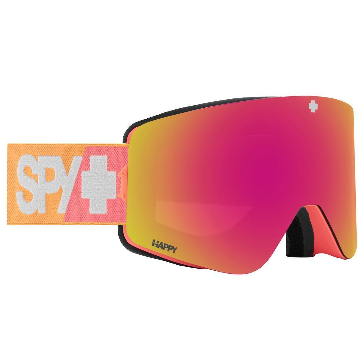 Spy Optic Marauder SE Goggles Creamsicle Happy Bronze Pink Mirror+bonus