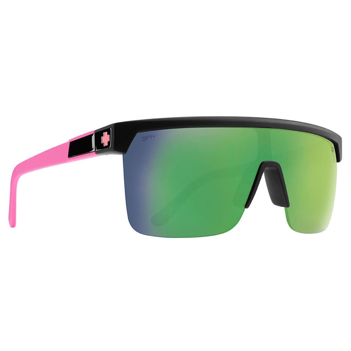 Spy Optics Men`s Flynn 5050 Matte Black Matte Pink Sunglasses