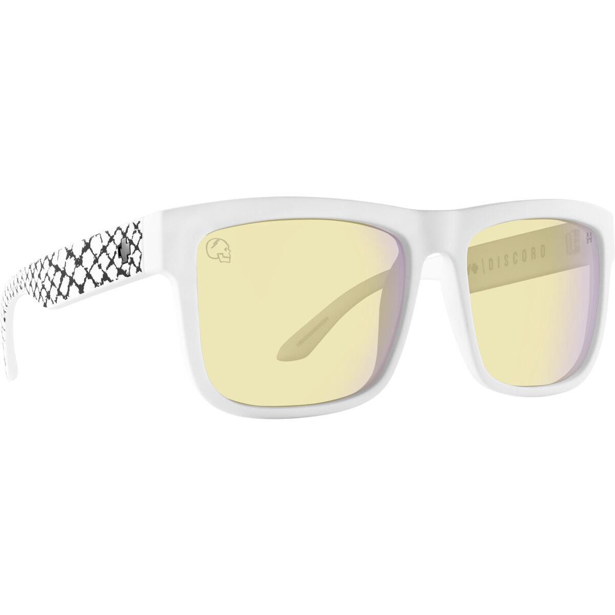 Spy Optics Men`s Discord Slayco Matte White Sunglasses