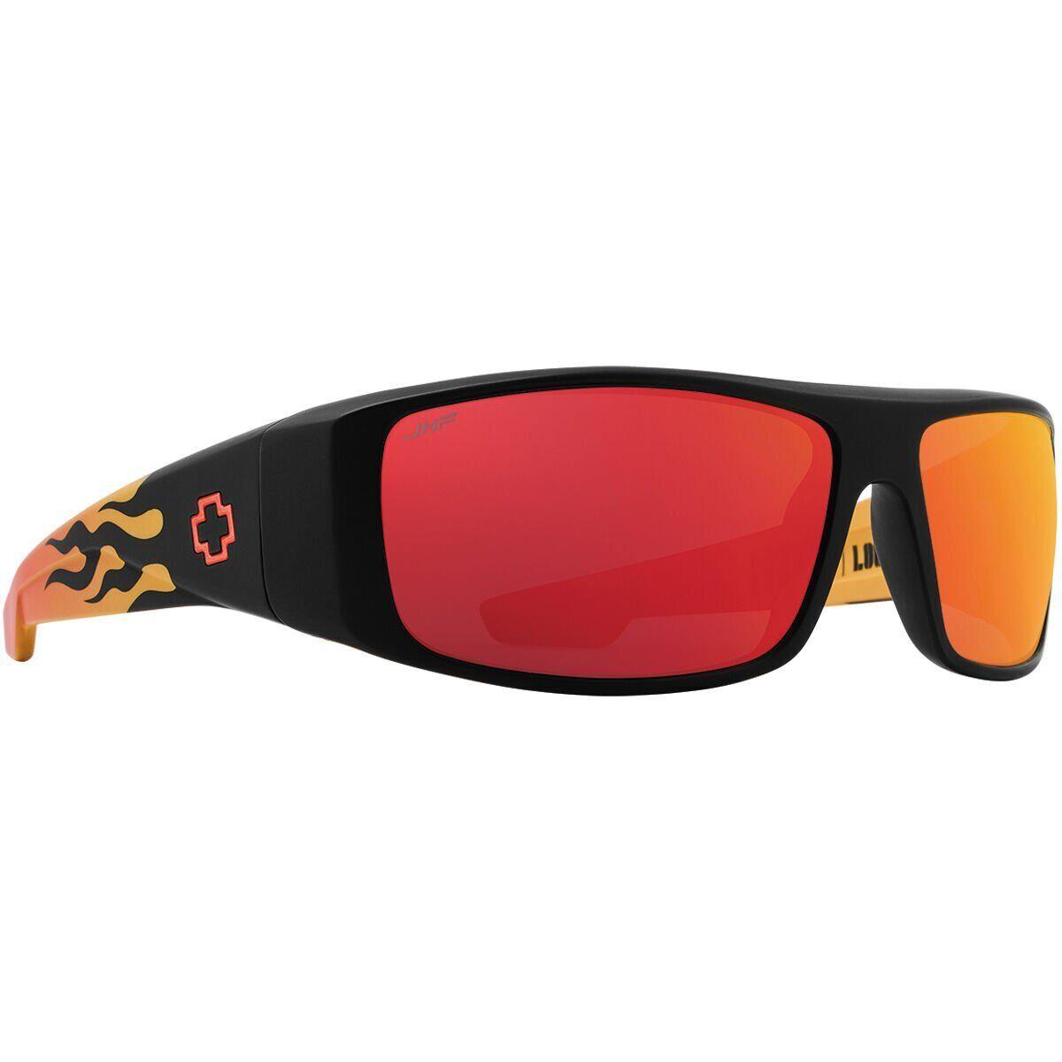 Spy Optics Men`s Logan Matte Black Orange Flames Sunglasses