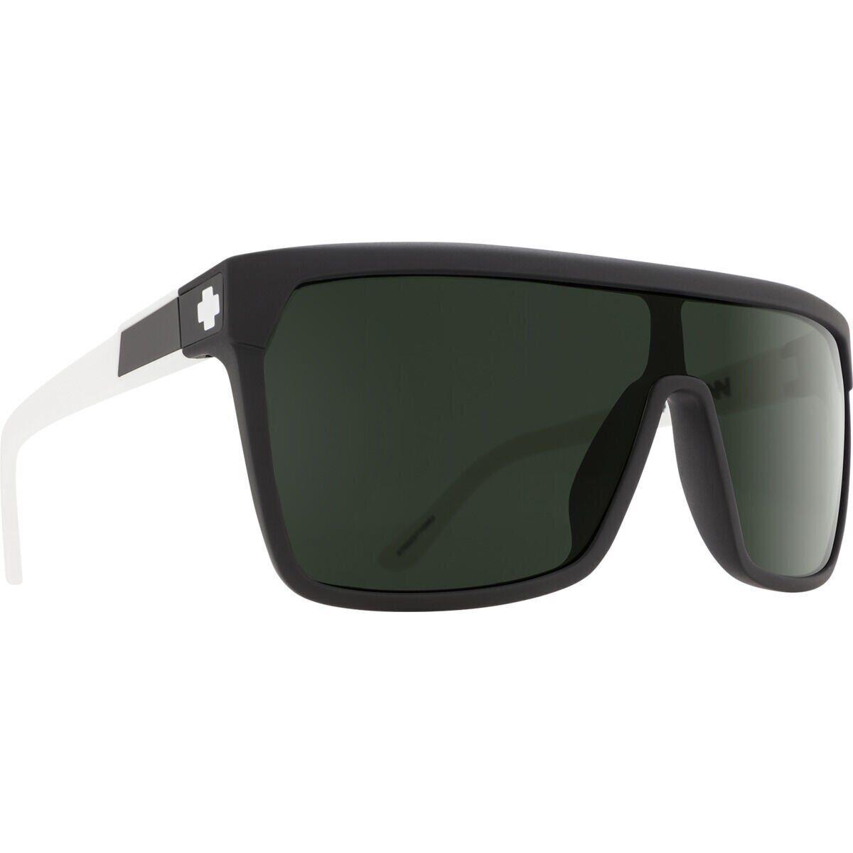 Spy Optics Men`s Flynn Matte Ebony Ivory Sunglasses - Matte Ebony Ivory, Frame: Matte Ebony Ivory, Manufacture: Matte Ebony Ivory