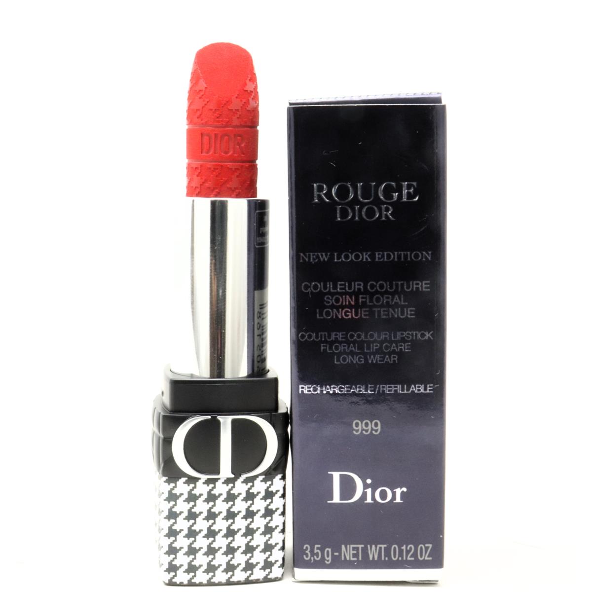 Dior Rouge Dior Couture Lipstick 0.12oz/3.5g 999 Velvet (New Look)