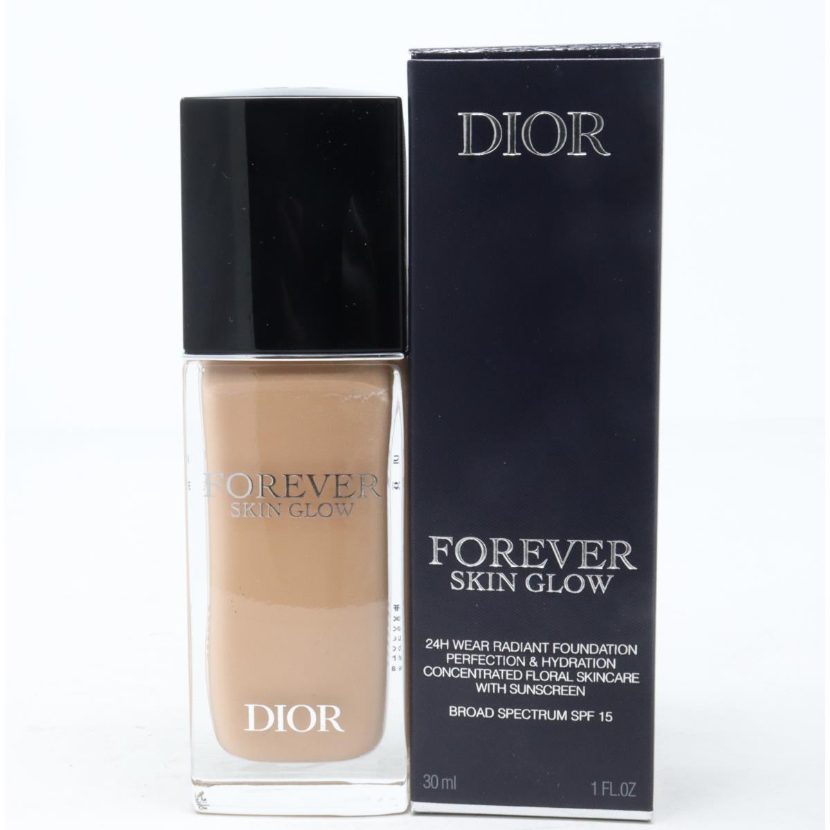 Dior Forever Skin Glow Hydrating Foundation 1.0oz/30ml 3CR Cool Rosy/Glow SPF 15