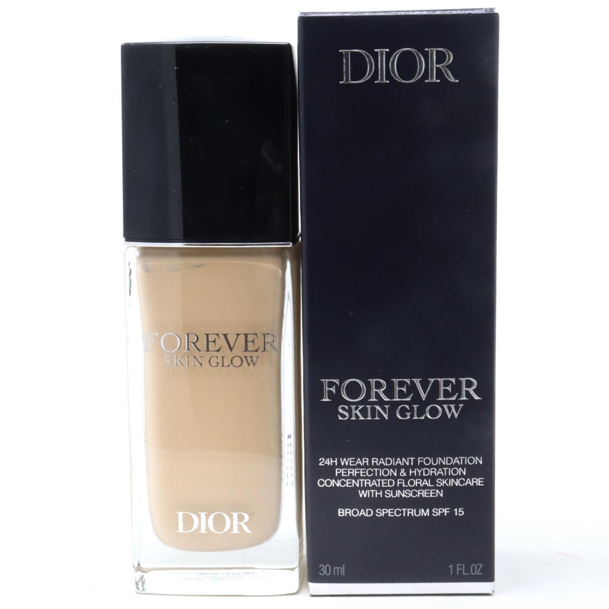 Dior Forever Skin Glow Hydrating Foundation 1.0oz/30ml 1.5N Neutral/Glow SPF 15