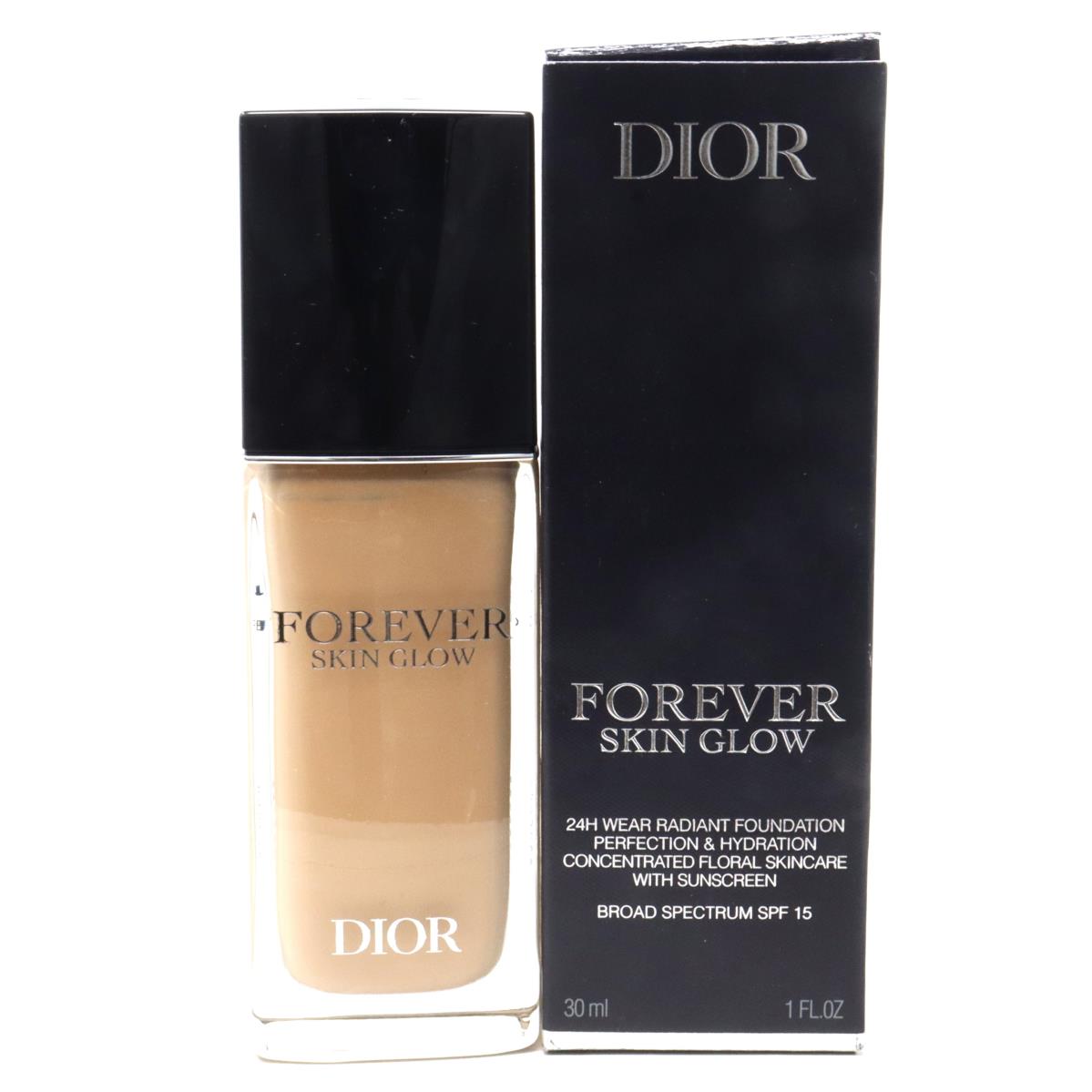 Dior Forever Skin Glow Hydrating Foundation 1.0oz/30ml 2.5N Neutral/Glow SPF 15