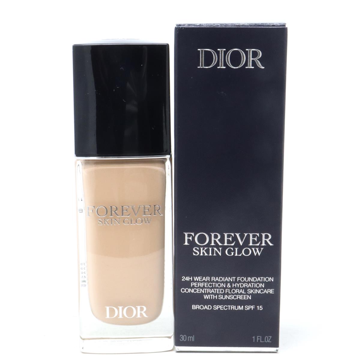 Dior Forever Skin Glow Hydrating Foundation 1.0oz/30ml 2CR Cool Rosy/Glow SPF 15