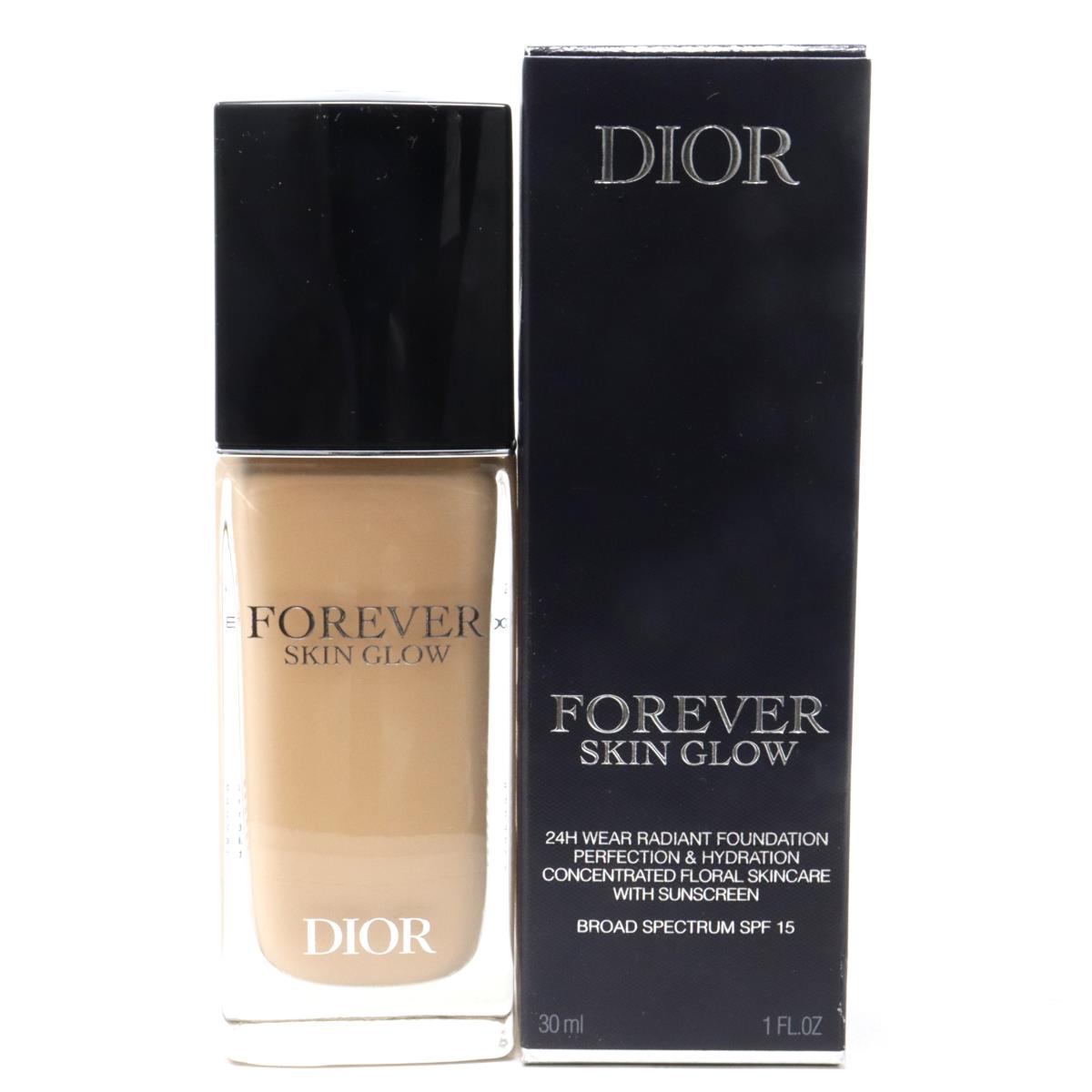 Dior Forever Skin Glow Hydrating Foundation 1.0oz/30ml 2N Neutral/Glow SPF 15