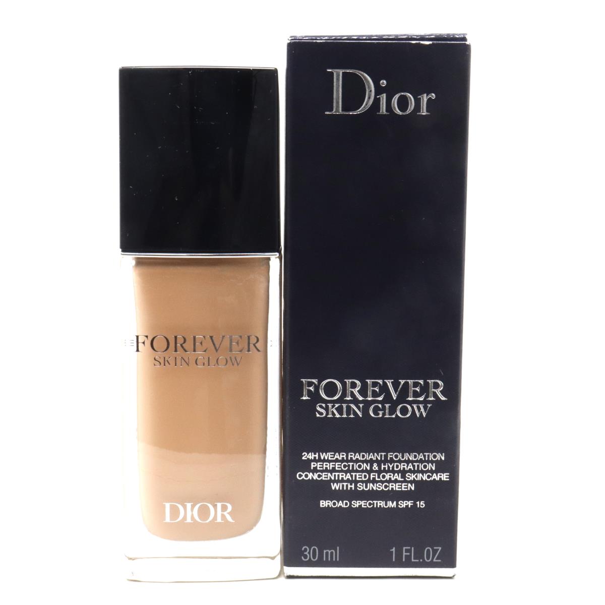 Dior Forever Skin Glow Hydrating Foundation 1.0oz/30ml 4C Cool/Glow SPF 15