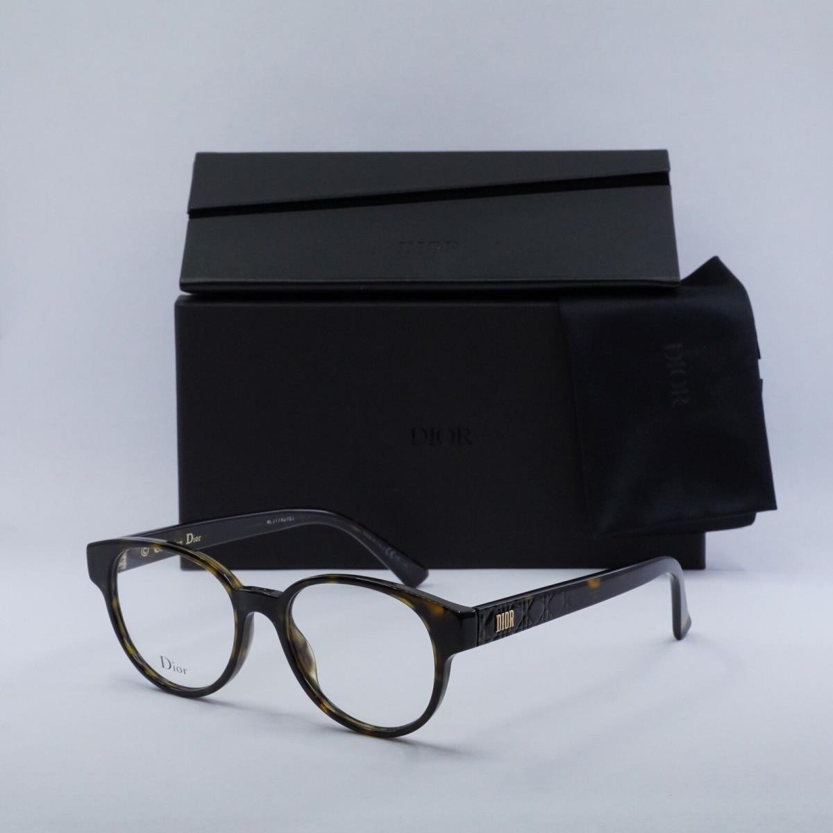 Dior LADYDIORO1 0086 00 Dark Havana 49mm Eyeglasses