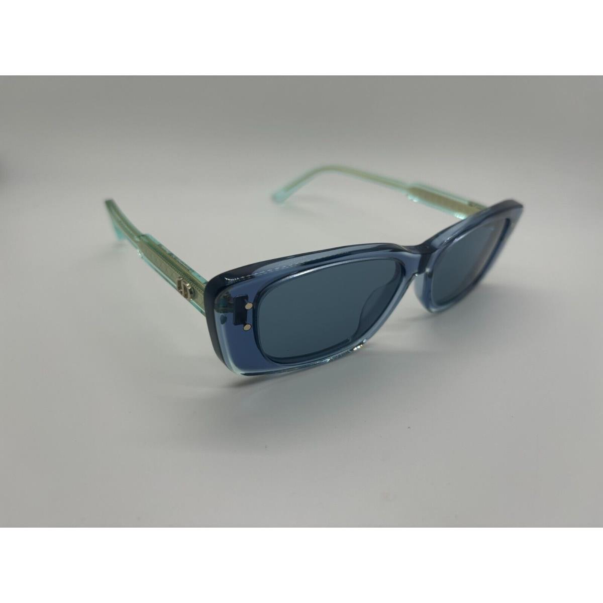 Dior CD Diamond S2I 30B0 Shiny Blue Sunglasses 53-15-140mm Comes w/ Full Set