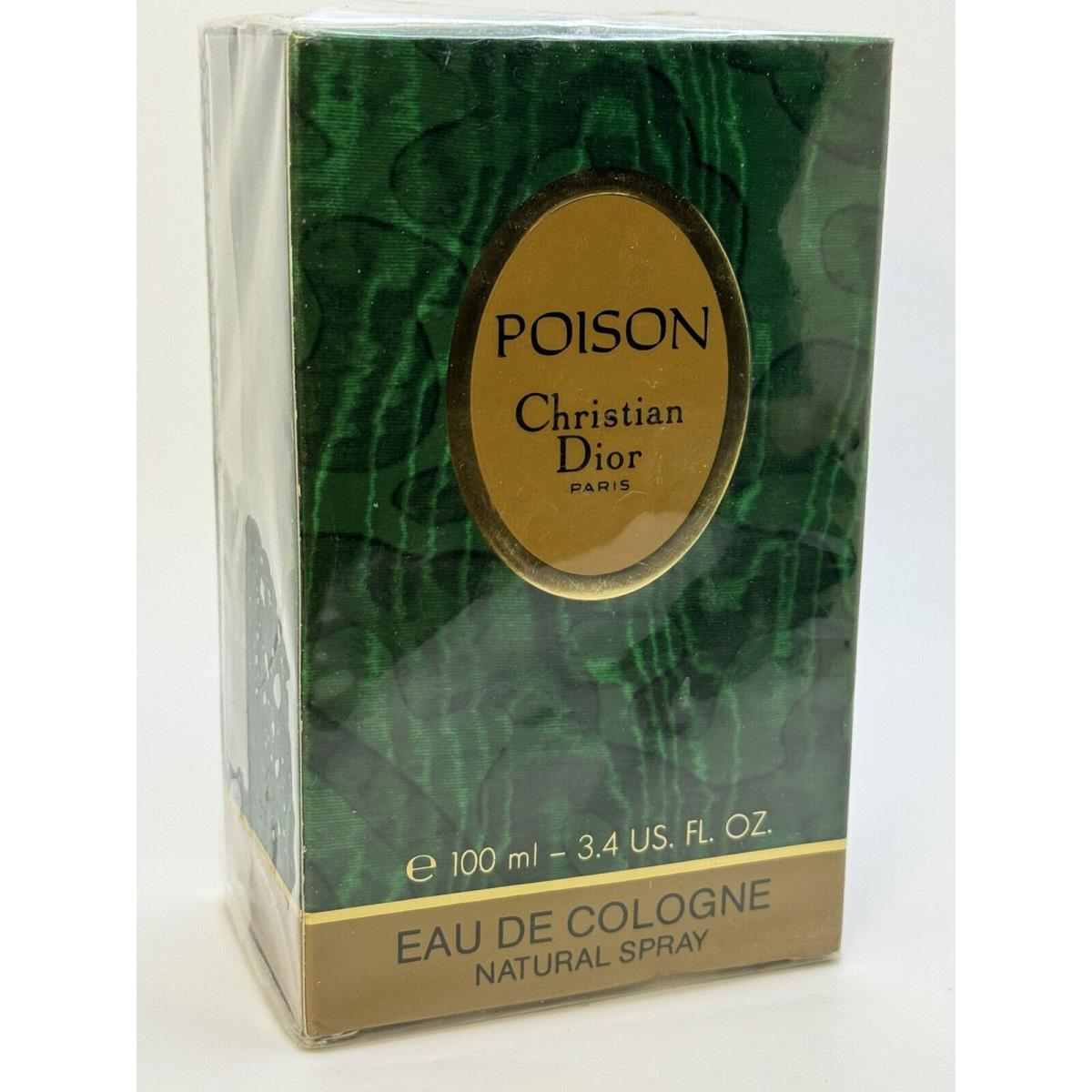 Poison By Christian Dior Eau De Cologne Spray 3.4 OZ Box