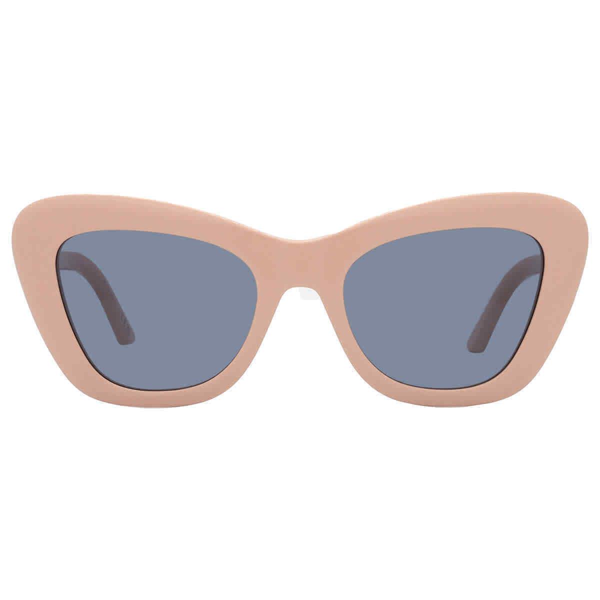 Dior Green Butterfly Ladies Sunglasses Diorbobby BU1 CD40084U 72N 52 - Frame: Pink, Lens: Green