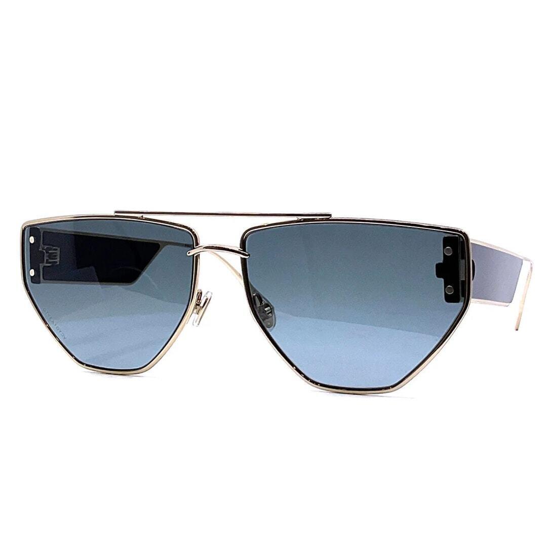 Dior Geometric Clan 2 Sunglasses w/ Gold Frames Dark Lenses