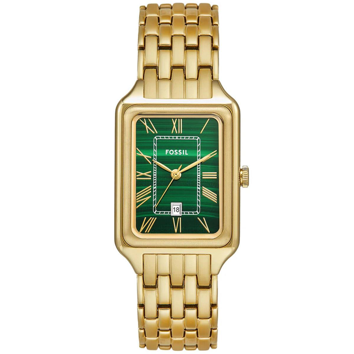 Fossil Women`s Raquel Green Dial Watch - ES5341