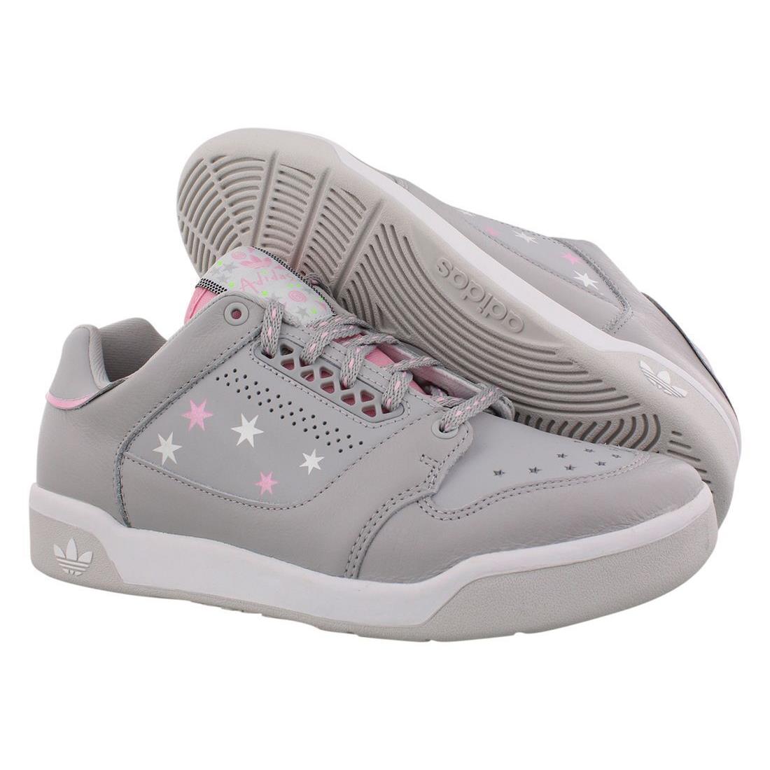 Adidas Slamcourt Womens Shoes Size 7 Color: Grey/pink/white - Grey/Pink/White, Main: Grey