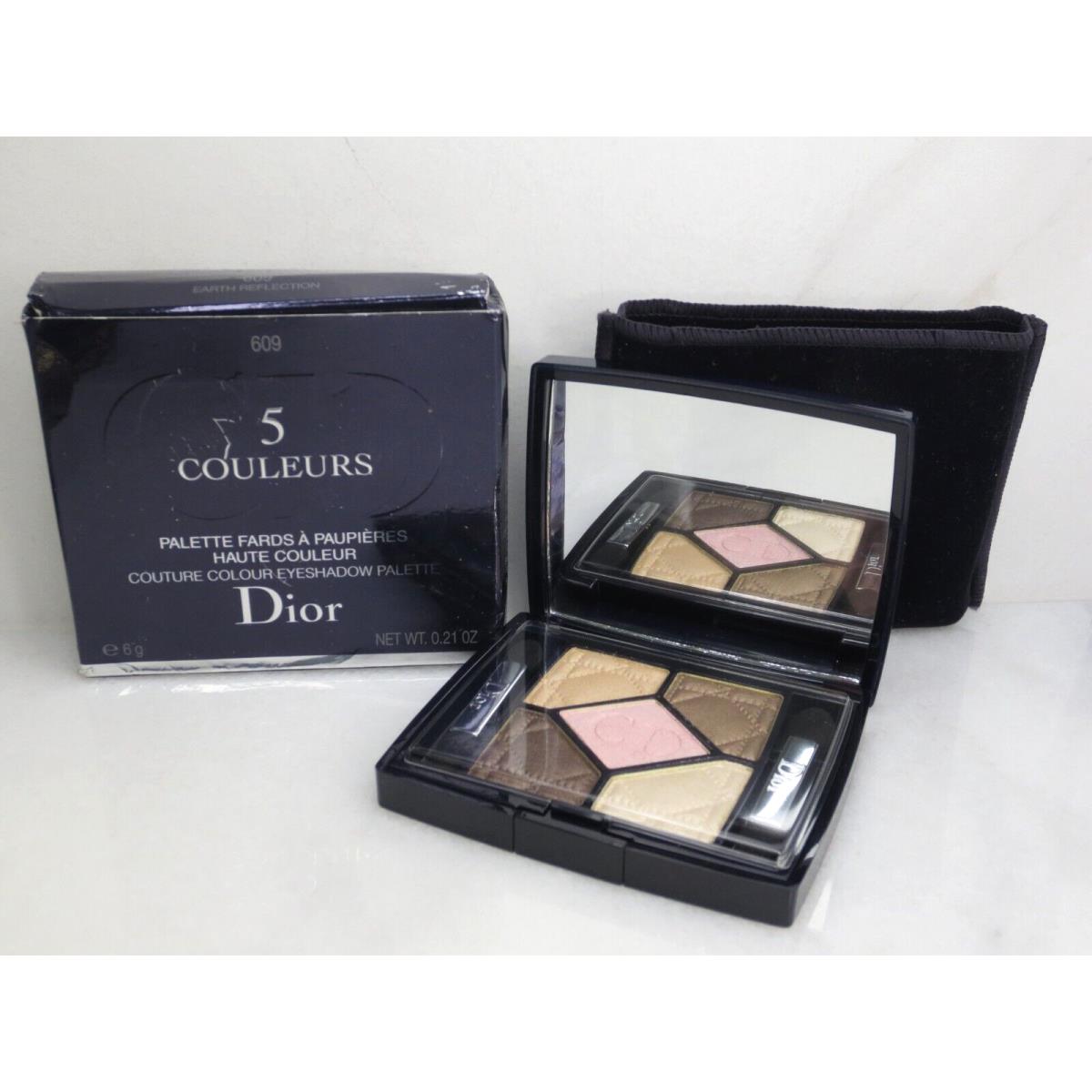 Christian Dior 5 Couleurs Iridescent 609 Earth Reflection 0.21 OZ W/ Velvet Bag