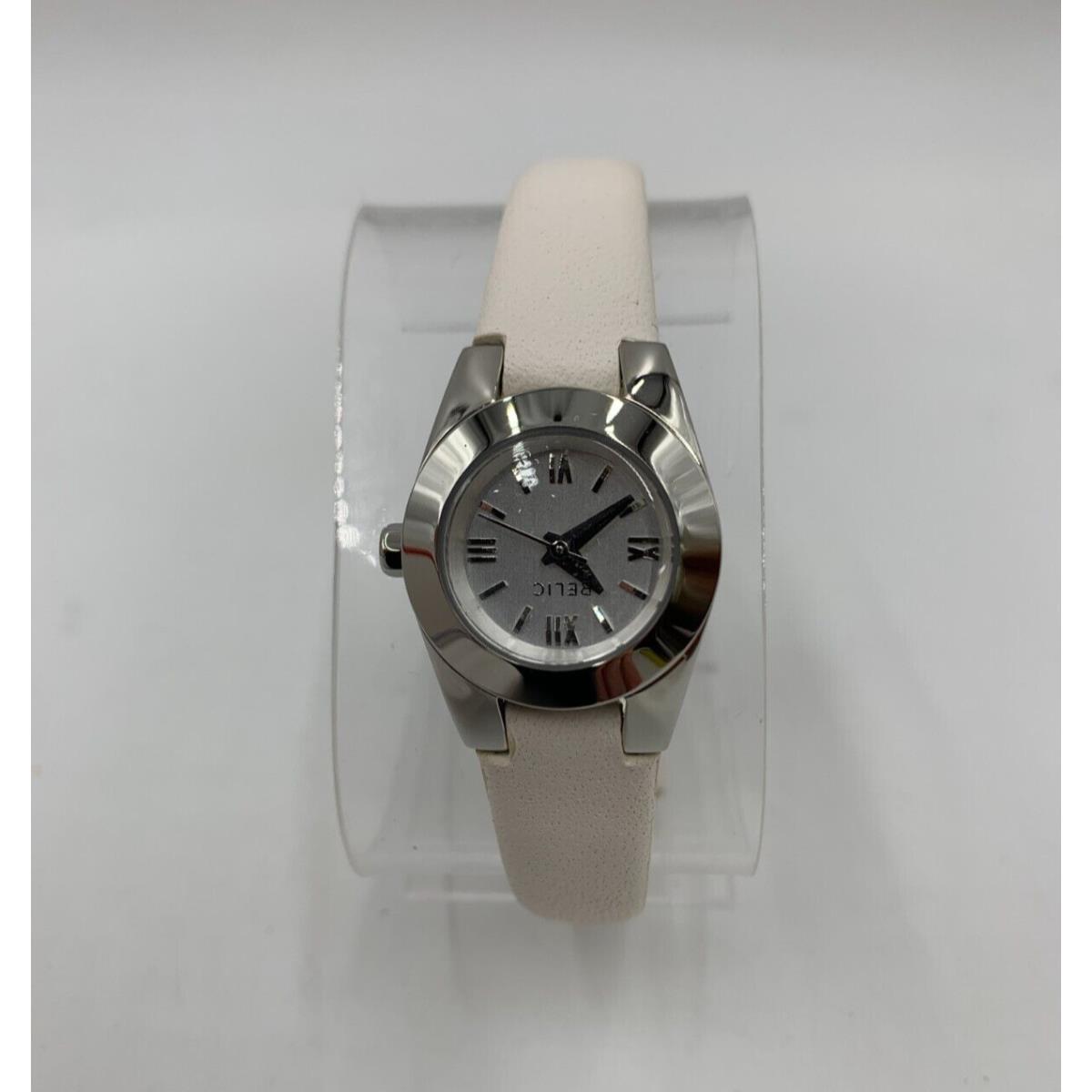 Fossil Relic Women`s Quartz Micro Leather Watch White ZR34223 K103