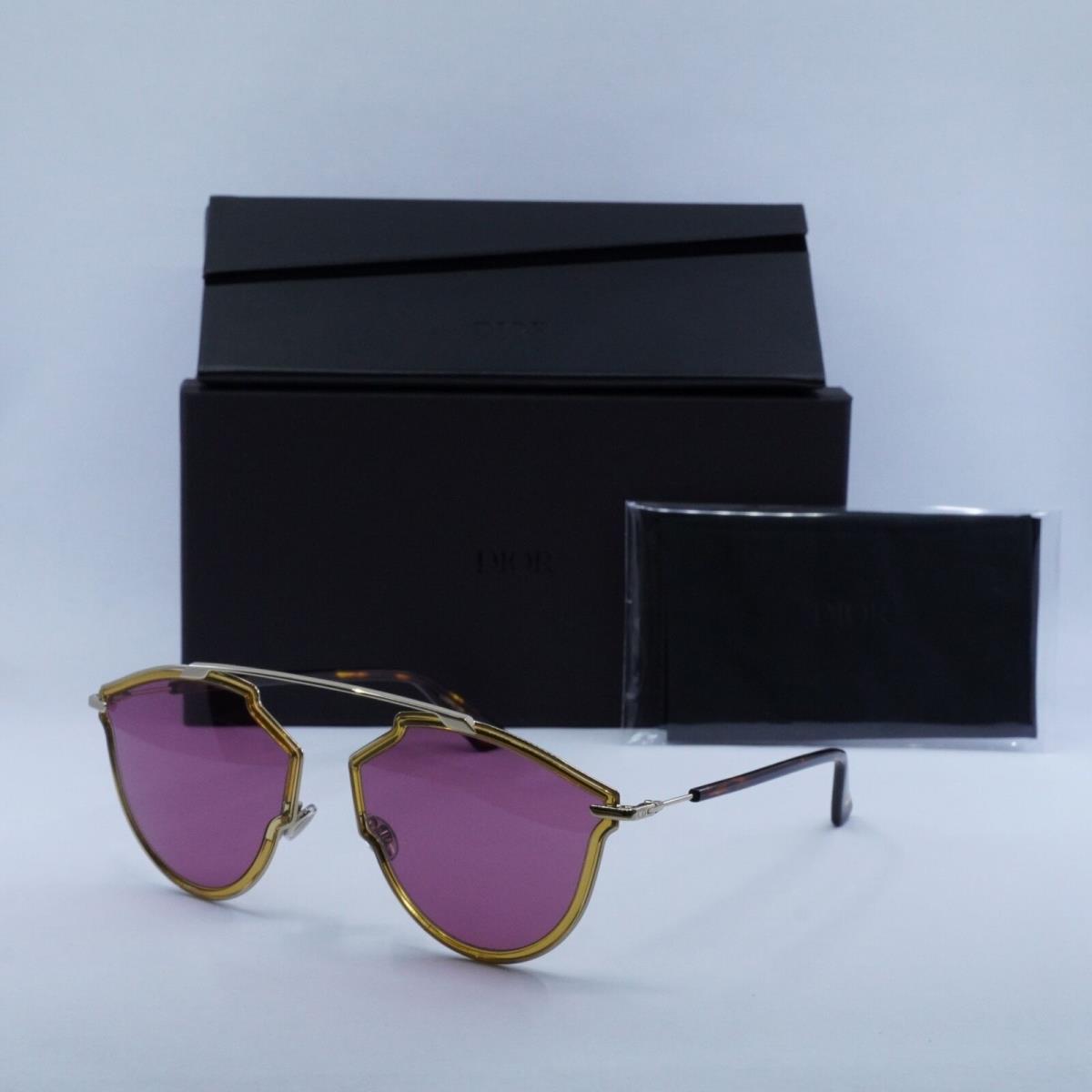 Dior Diorsorealrise 001 U1 Gold/transparent Yellow/havana/dark Pink