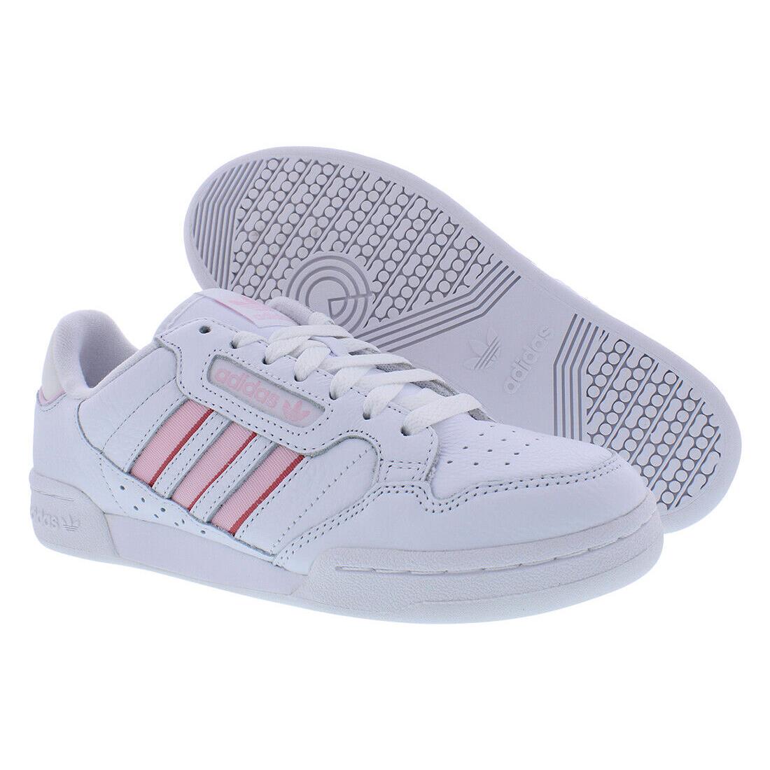 Adidas Continental 80 Stripes Womens Shoes Size 9 Color: White/pink - White/Pink, Main: White