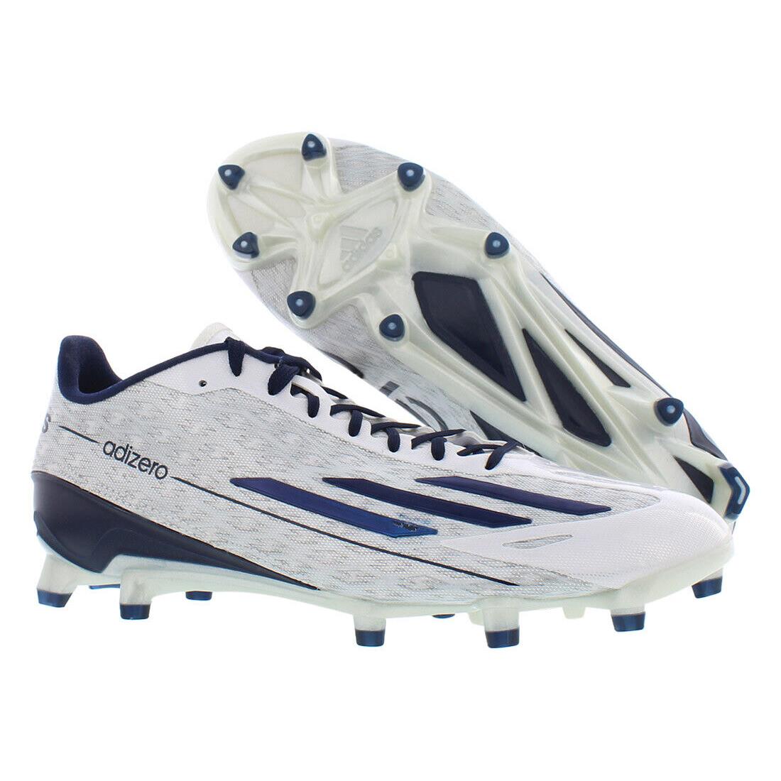 Adidas Adizero 5-Star Mens Shoes Size 9.5 Color: White/navy - White/Navy, Main: White