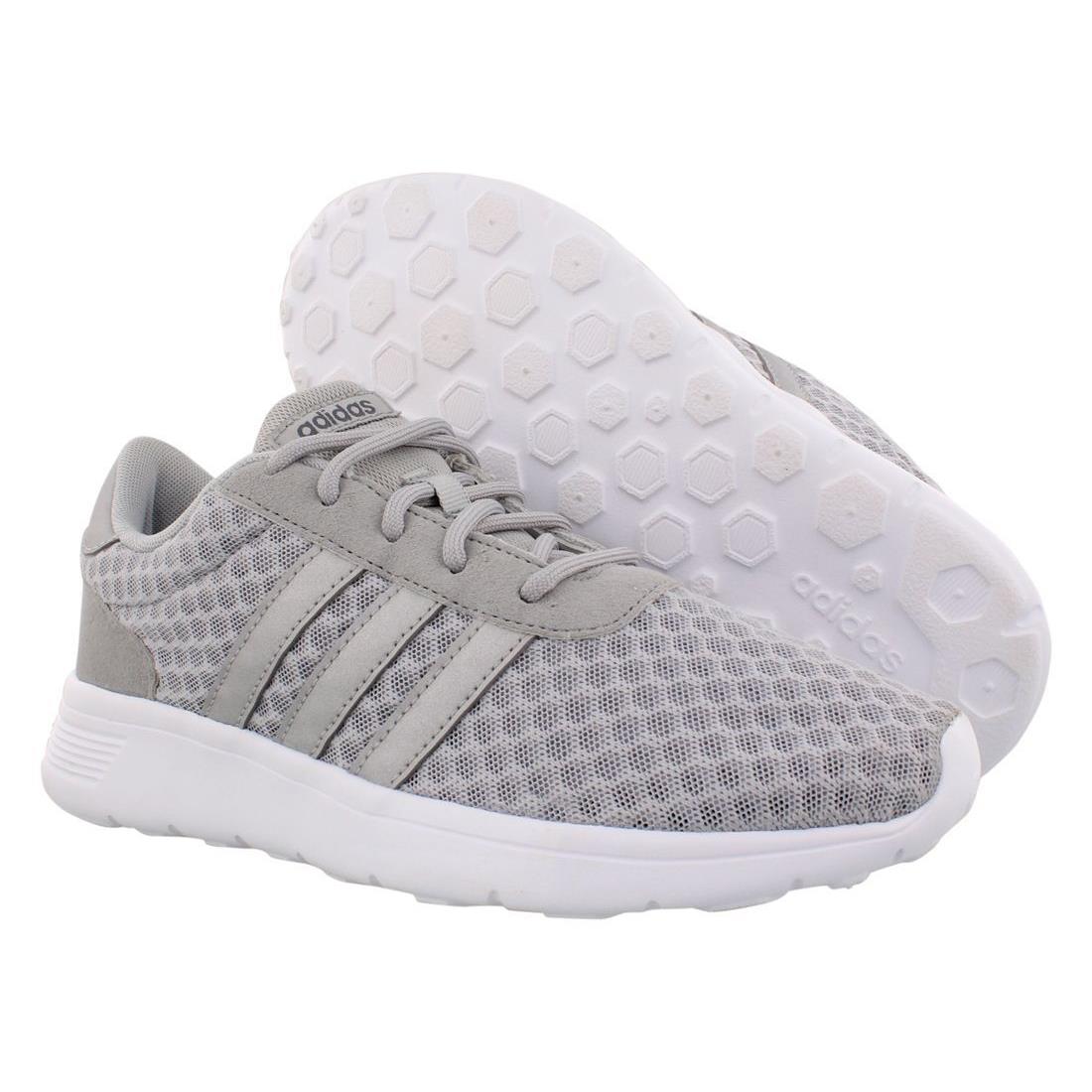 Adidas Lite Racer Womens Shoes Size 6.5 Color: Clear Onix/metallic Silver/onix - Clear Onix/Metallic Silver/Onix, Main: Grey