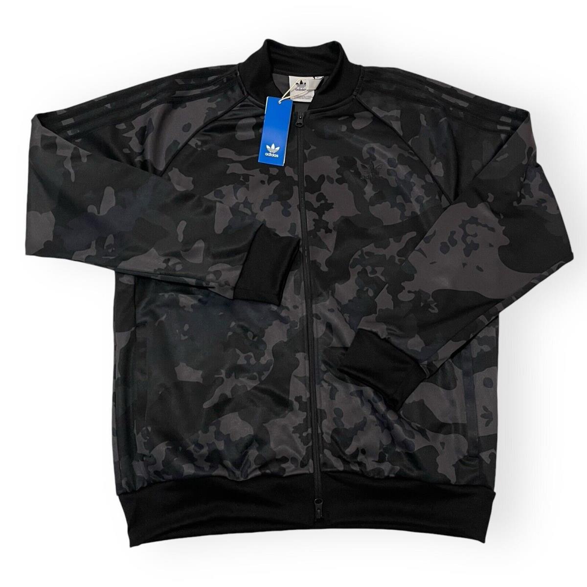 Adidas Originals Superstar Track Camo Jacket Black Camouflage Men s Size XL