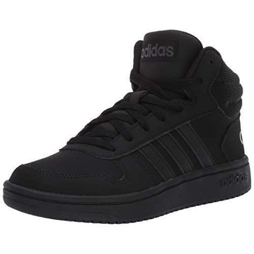 Adidas Men`s Hoops 2.0 Mid Sneaker Black/black/gresix - BLACK/BLACK/GRESIX