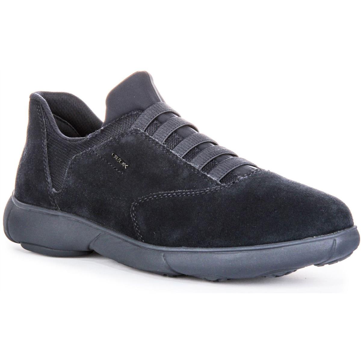 Geox U Nebula 2.0 F Mordern Ergonomic Design Suede Mens Trainer Navy US 6 - 13