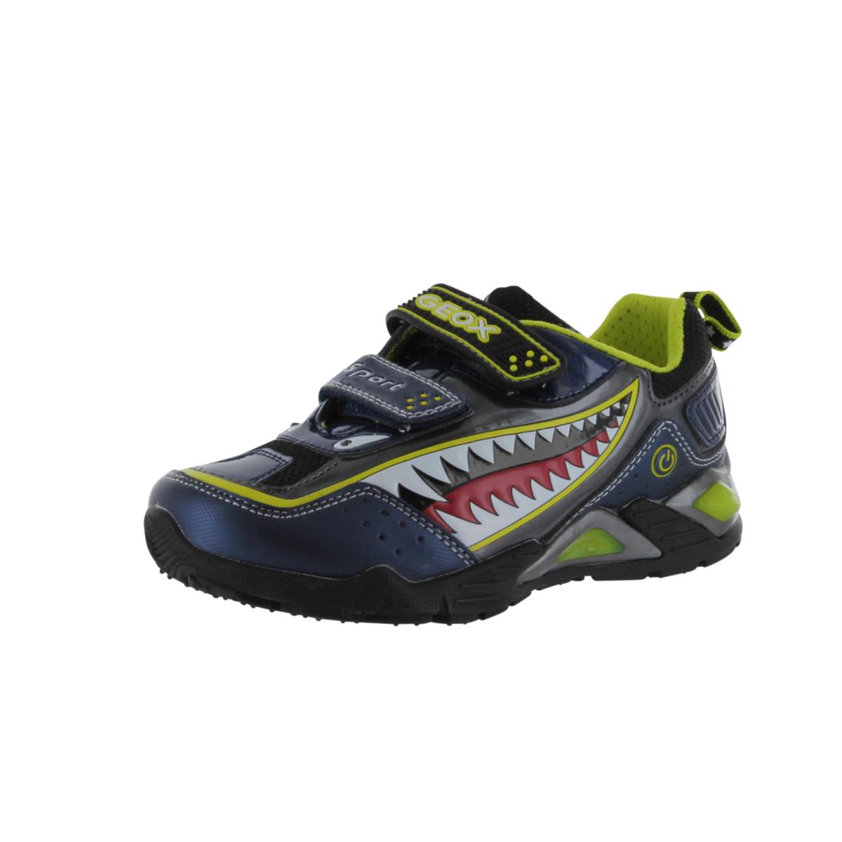 Geox Boys Supreme Light Fashion Sneakers Navy/Lime