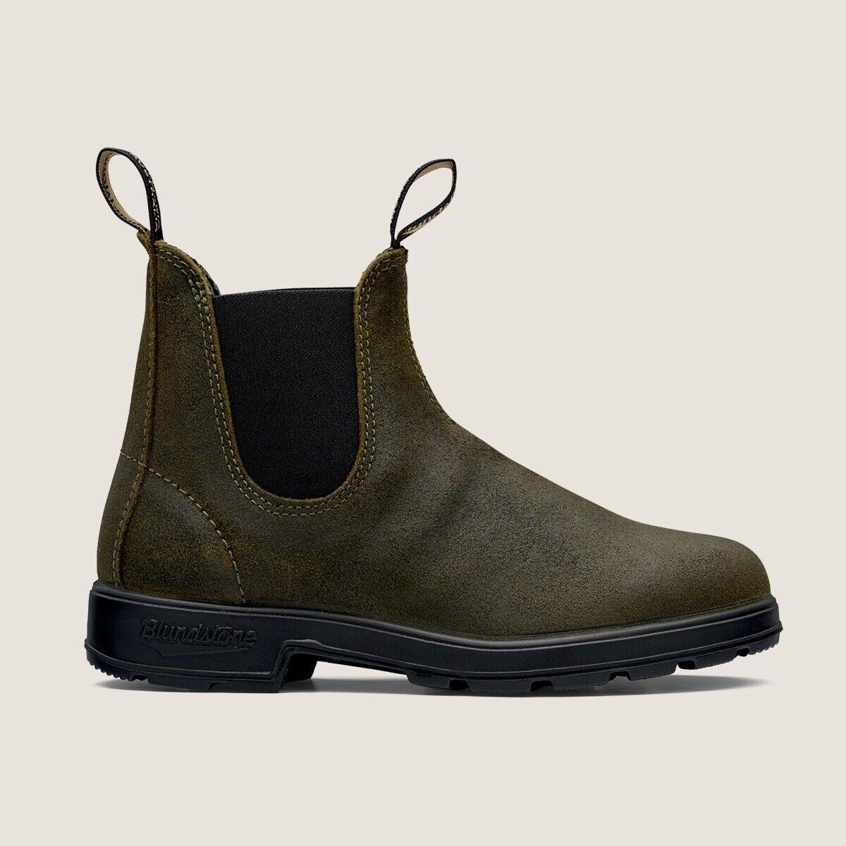 Blundstone Blun Originals Suede - Dark Olive Dark Olive