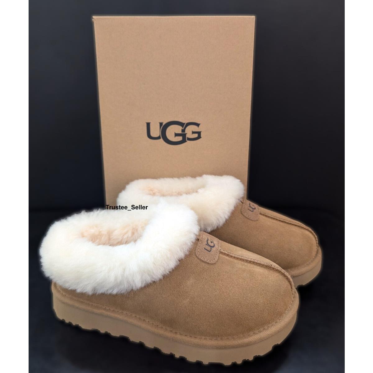 Women`s Ugg Brand Tazzette Chestnut Shoes Slippers Sandals 1134810