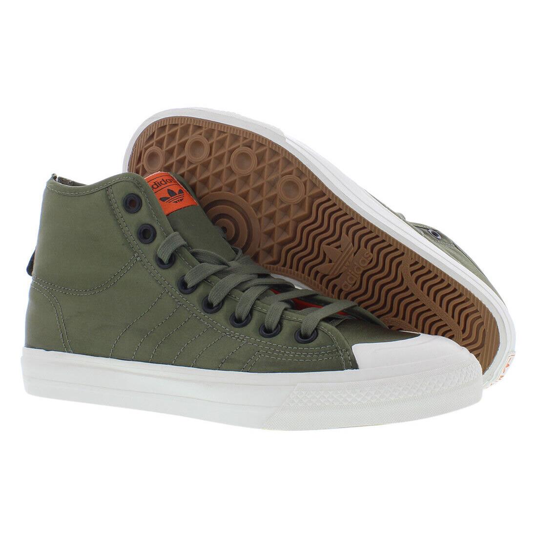 Adidas Nizza Hi Rf Mens Shoes Size 8 Color: Dark Green - Dark Green, Main: Green