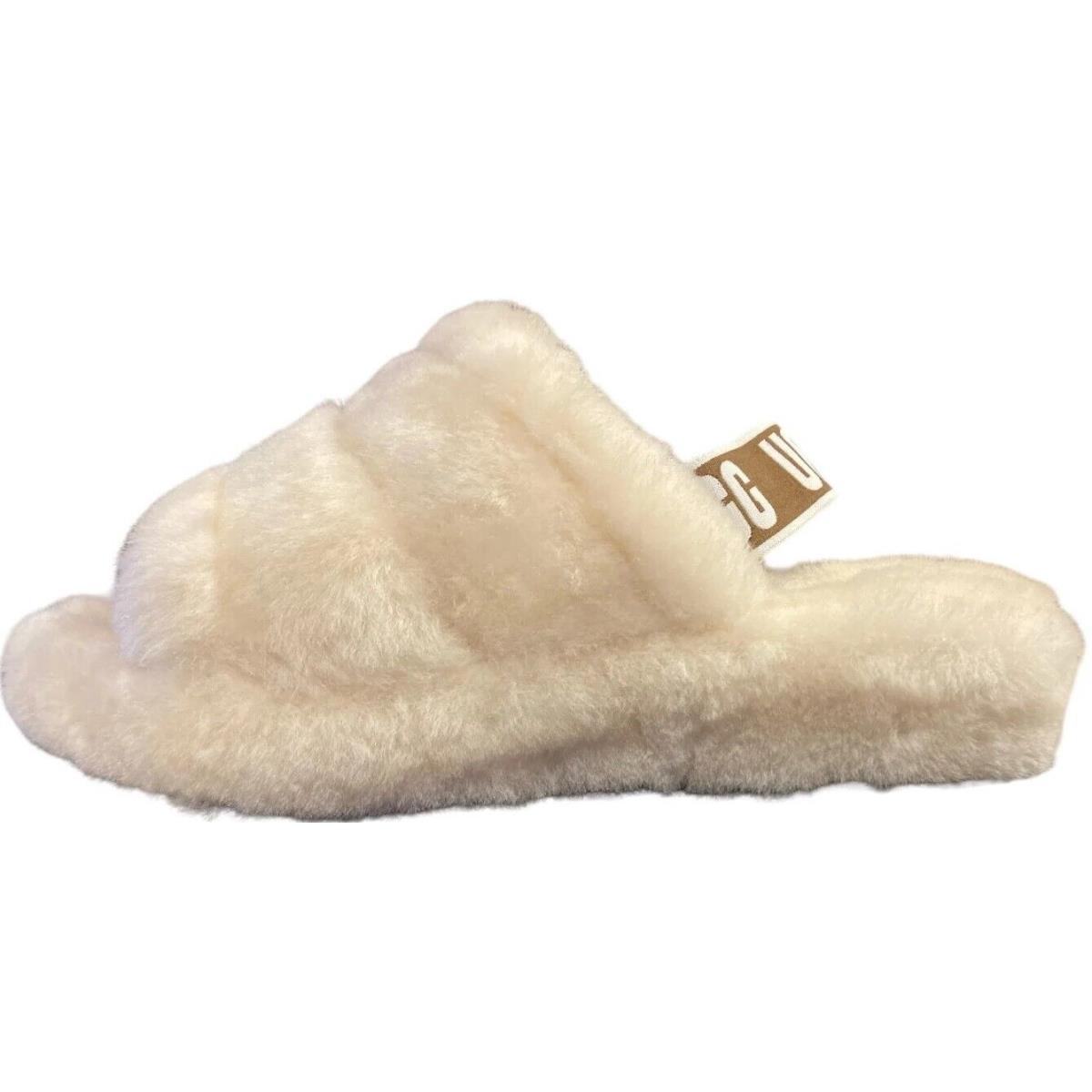 Women`s Ugg Fluff Yeah Slide Nat 1095119NAT