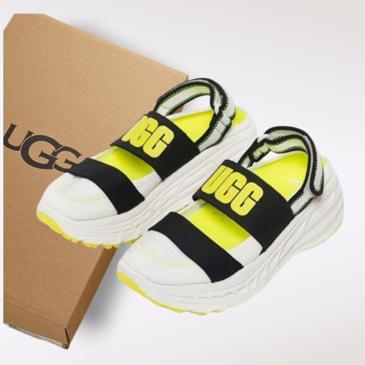 Ugg Slingback Runner Women`s Sneaker Sandals White Yellow Select Size