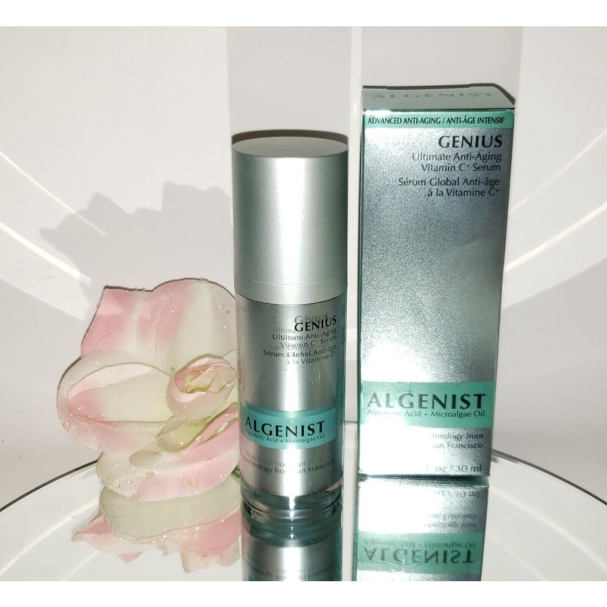 Algenist Genius Advanced Ultimate Anti-aging Cleanser Day Night Cream Serum Pick Ultimate Anti-Aging Vitamin C + Serum 1oz