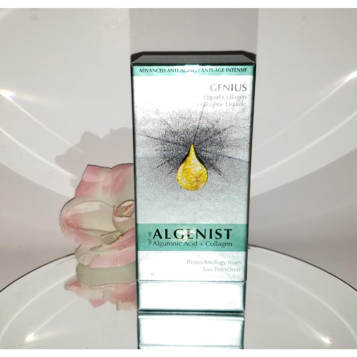 Algenist Genius Liquid Collagen Face Serum Alguronic Acid 1oz