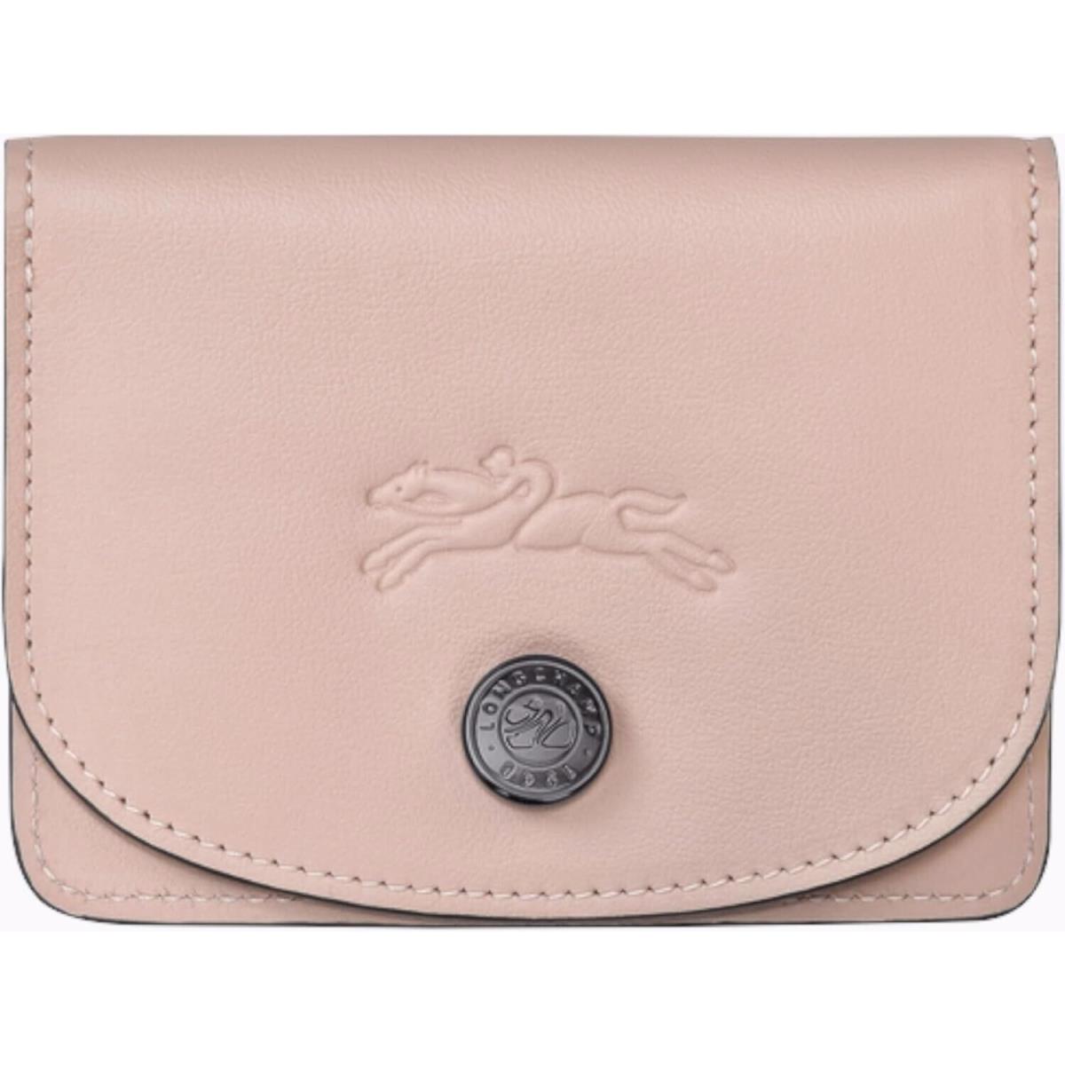 Longchamp Le Pliage Xtra Card Holder - Leather Pink