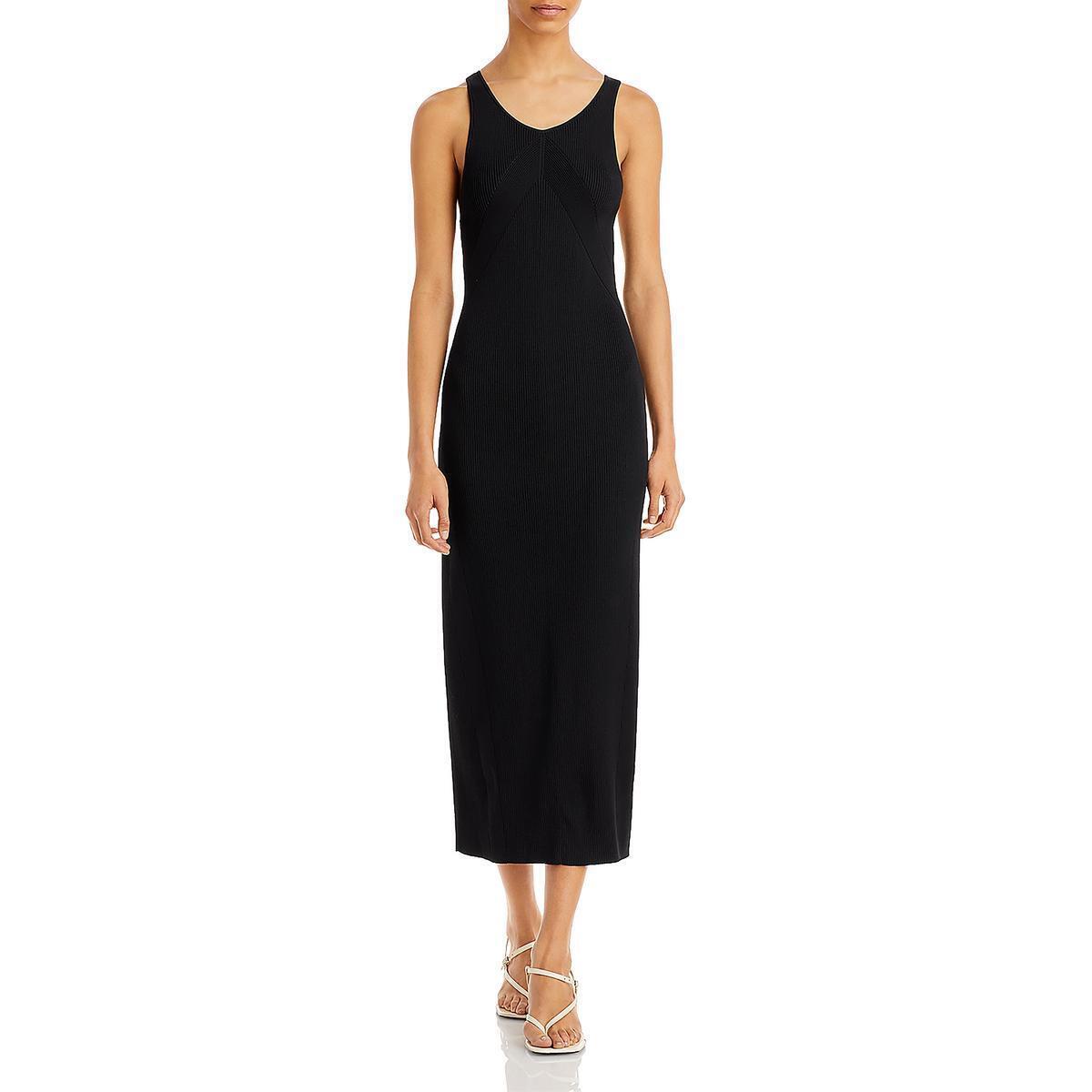 Rag Bone Womens Asher Ribbed Knit Midi Sleeveless Sweaterdress Bhfo 4880