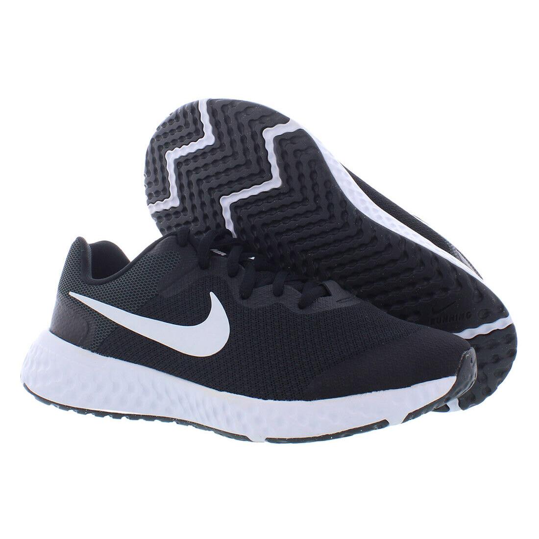 Nike Revolution 6 NN 4E Extra Wide Mens Shoes Size 4 Color: Black/white - Black/White, Main: Black