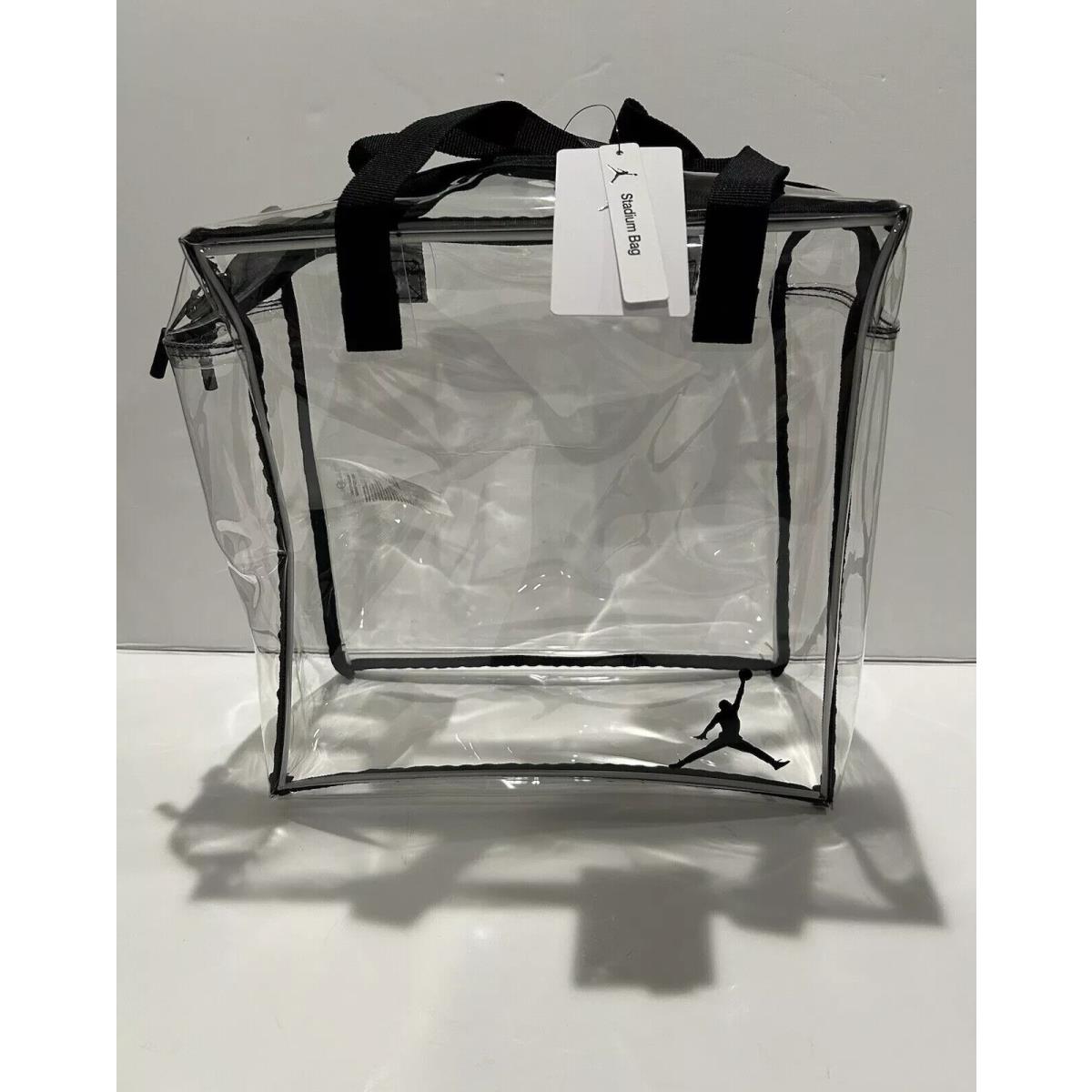 Nike Air Jordan 14L Stadium Black Clear Tote Bag 9A0847 023 Fash Brands