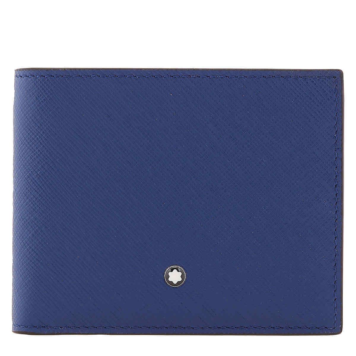 Montblanc Blue Leather Sartorial 6CC Wallet 130812