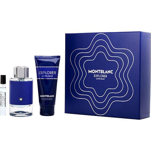 Montblanc Mont Blanc Explorer Ultra Blue by Mont Blanc Eau DE Parfum Spray 3.3 OZ Shower