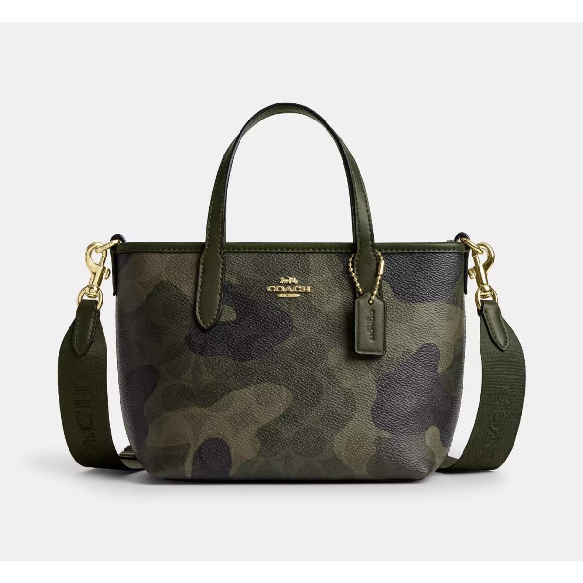 Coach City Mini Tote Bag In Signature Camo Print CW033 Purse