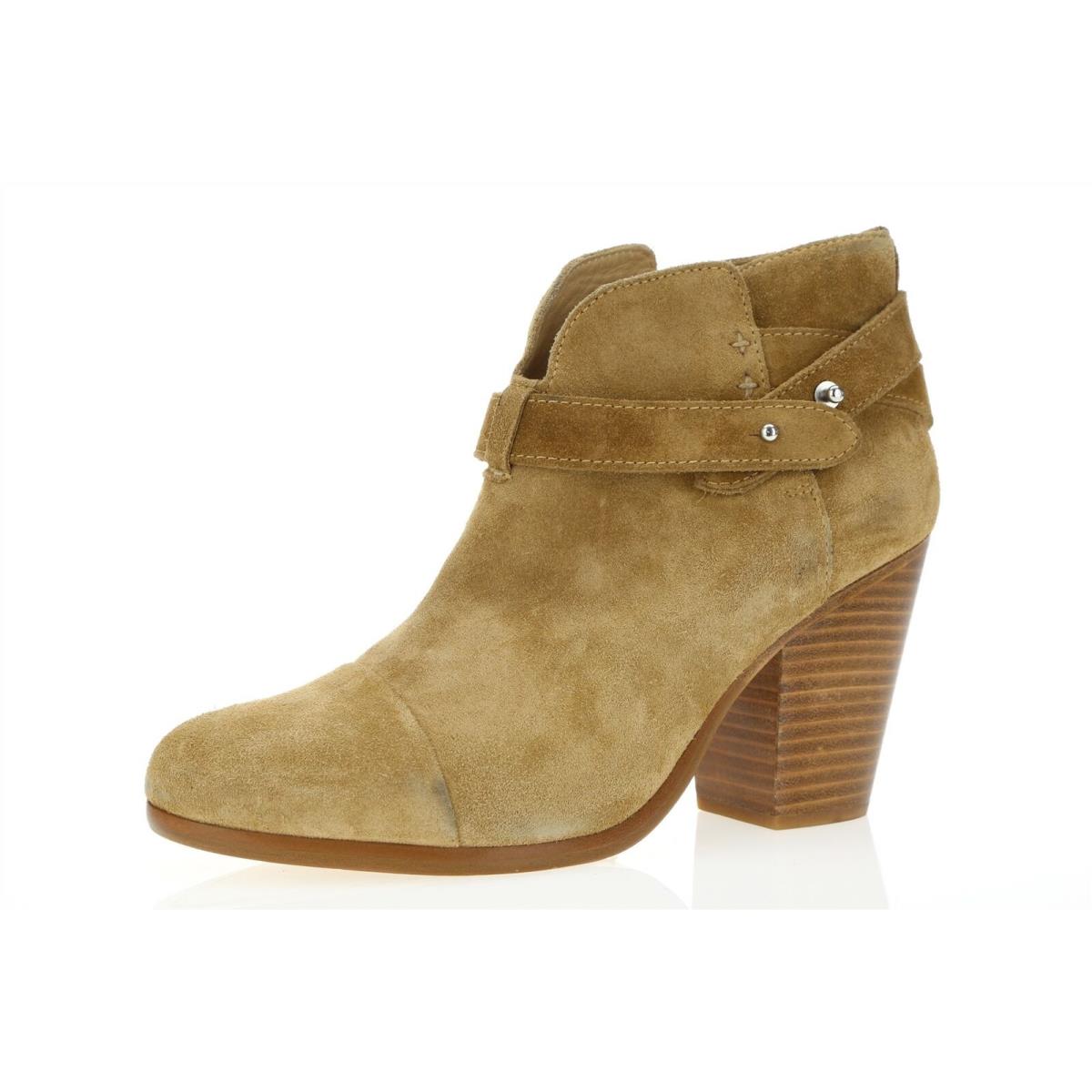 Womens Rag Bone Harrow 160373 Hazel Suede Ankle Boots Sz. 38.5