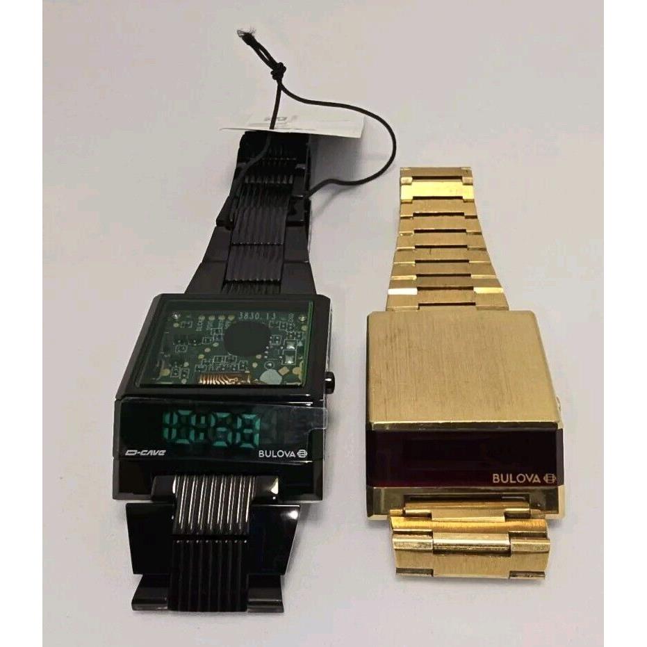 Bulova Computron Led Set Of Two 1970s- Present